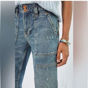 Anthropologie Pilcro Relaxed Cargo Jeans